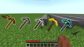 Which Pickaxe Is Faster In Minecraft