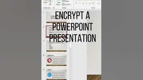 How to Password Protect a PowerPoint Presentation File
