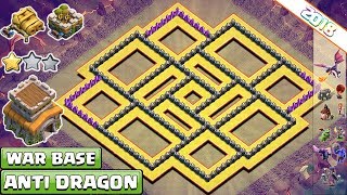 New Clash Of Clans Town Hall 8 Th8 Clan-War Base 2018 New Th8 War Base Defense