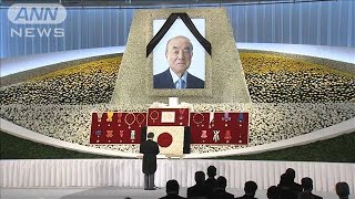 菅総理「改革の精神受け継ぐ」　中曽根氏の合同葬で(2020年10月17日)
