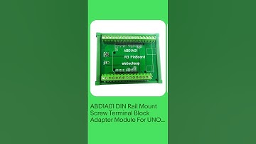 ABD1A01 DIN Rail Mount Screw Terminal Block Adapter Module For UNO R3