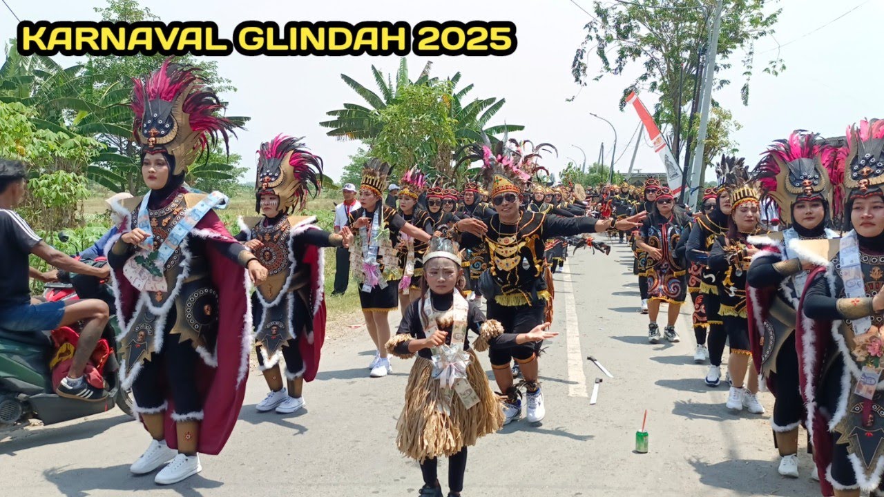 Kostum Nasionalis & Kreatif! Karnaval Desa Glindah Kedamean 2025 ✨