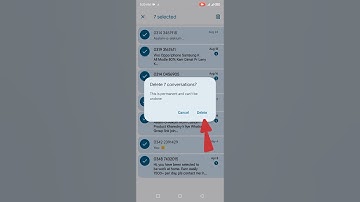 How to delete spam and blocked messages on android
