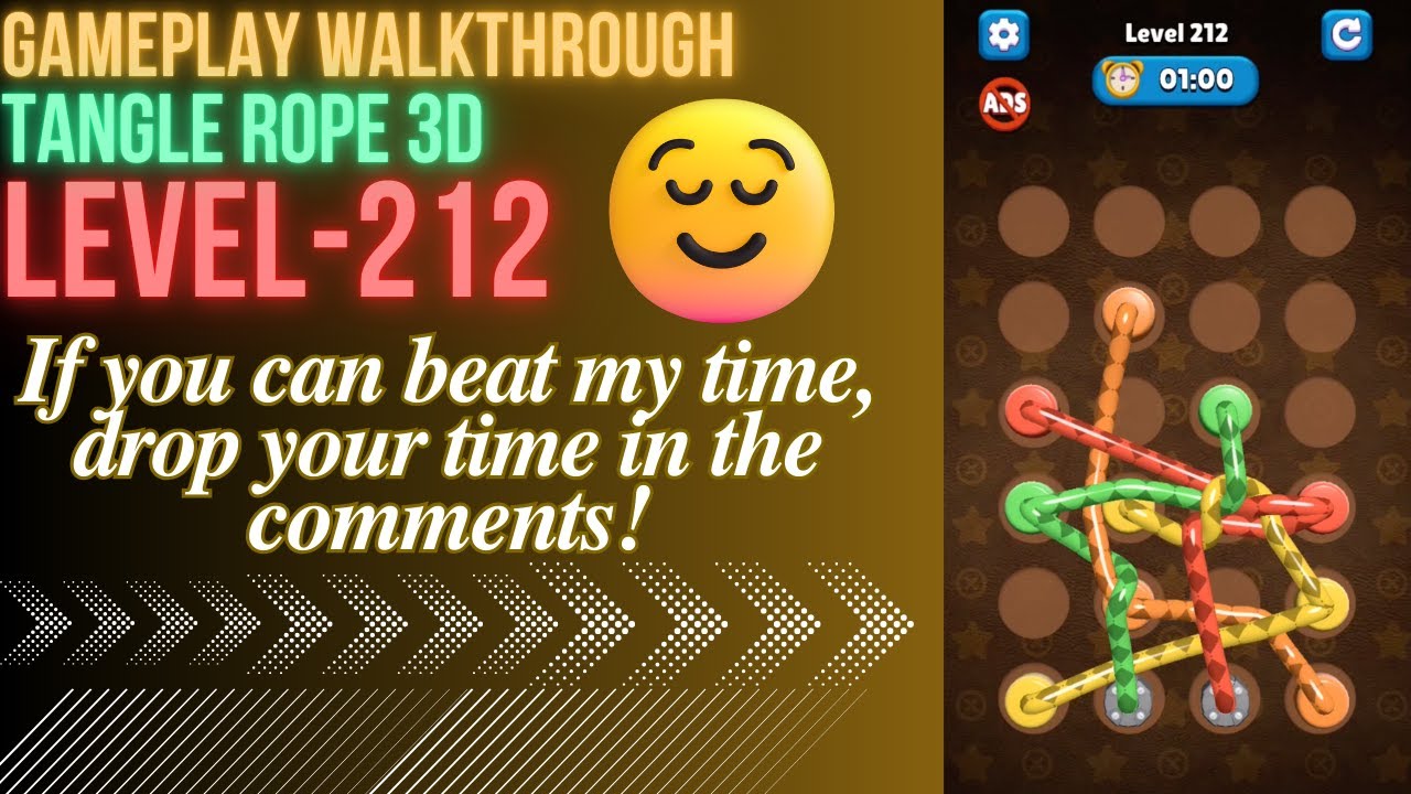 TANGLE ROPE 3D : LEVEL 212 WALKTHROUGH - YouTube