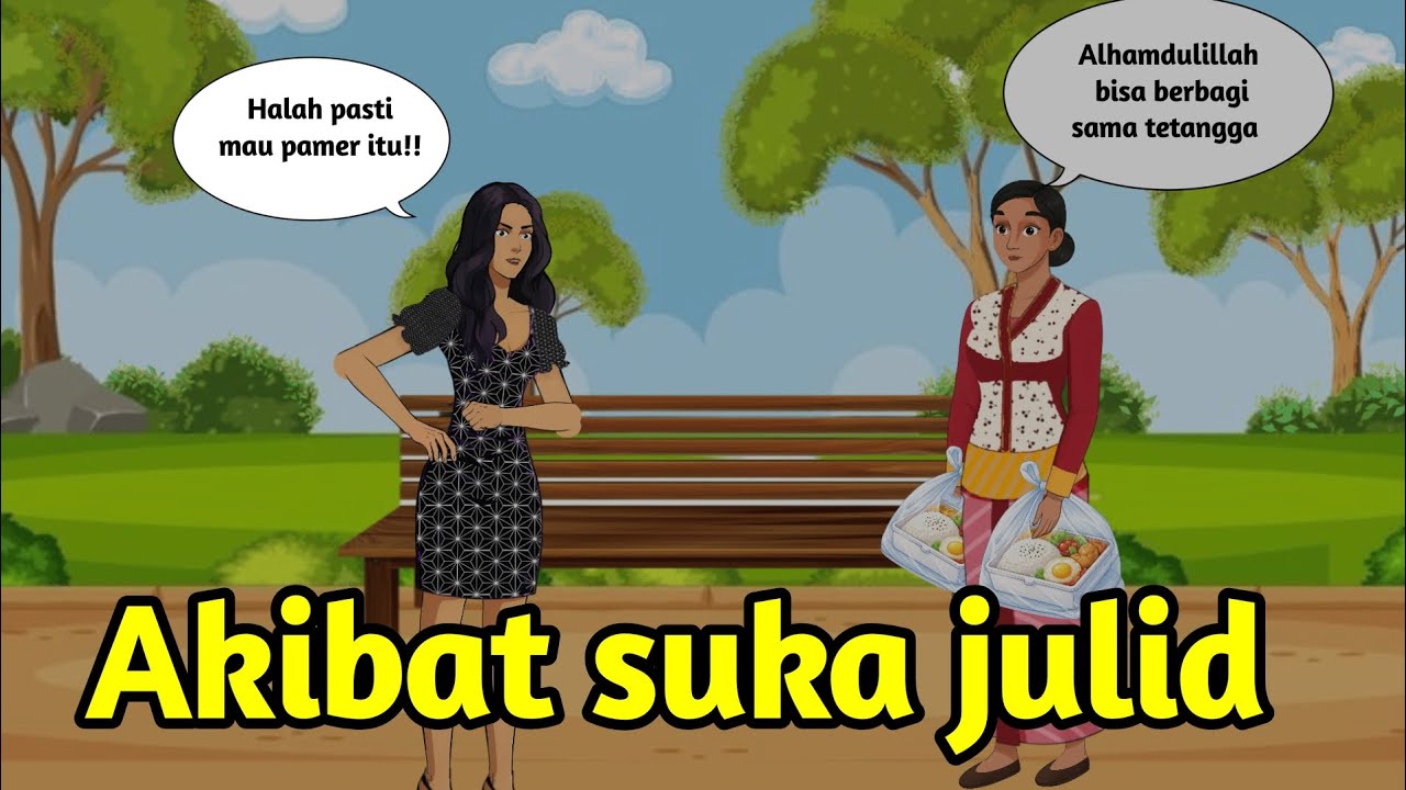 Akibat sering julid pada tetangga yang suka sedekah  #animasicipa 