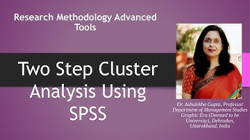 Two Step Cluster Analysis Using SPSS(spss)(cluster analysis)(two step cluster analysis