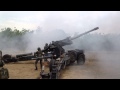 Royal Thai Marine Corps 155mm GHN-45 Howitzer firing