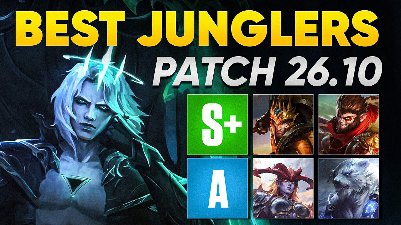 小物 JUNGLER Patch 26.10 Jungle Tier List – Full Meta Breakdown - YouTube