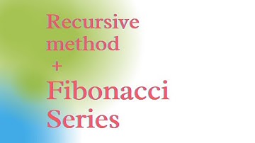 Fibonacci Series Program | Fibonacci Series with Recursive Method in C# 3/3