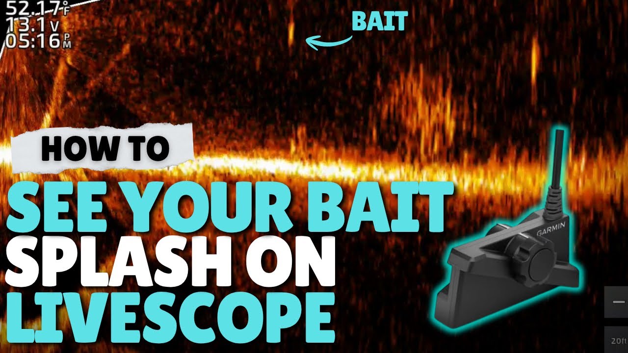 How to See Your Bait Splash on Livescope EVERY CAST!