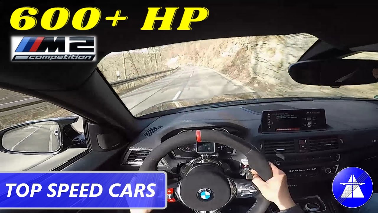 630 HP BMW M2 COMPETITION ACCELERATION HIGH SPEED POV AUTOBAHN DRIVE ...