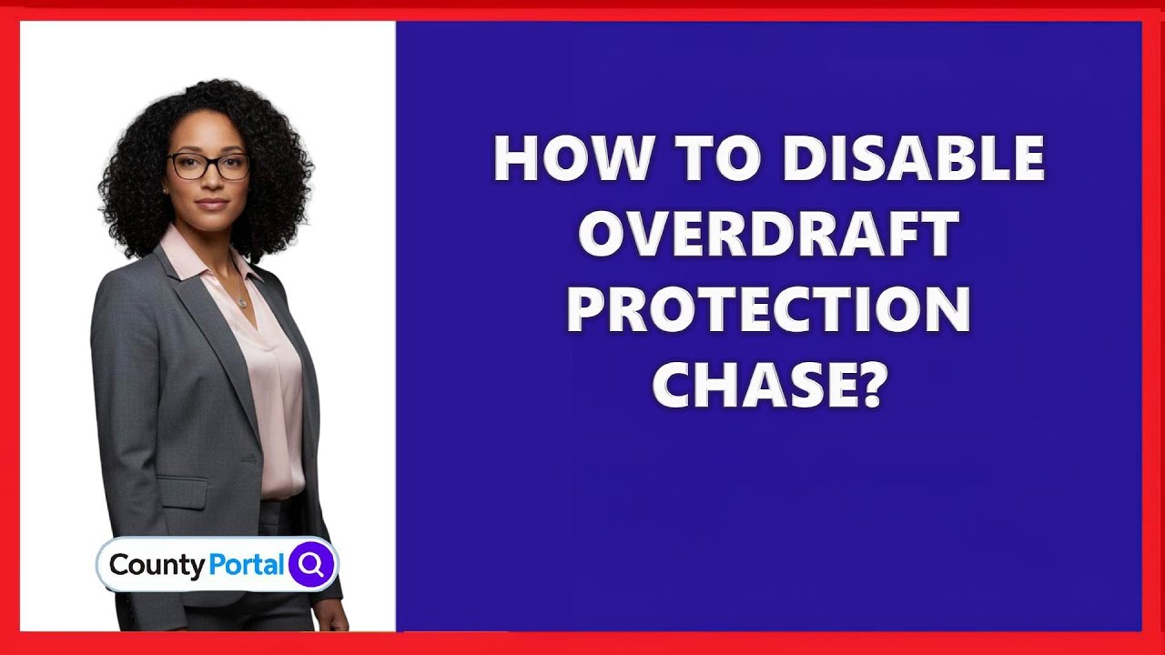 How To Disable Overdraft Protection Chase? - YouTube
