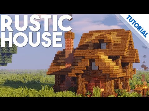 How To Build A Rustic House Minecraft 1 14 Tutorial You Rustic House Minecraft 1 14 Tutorial