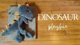 Crochet Dinosaur Plushie 🦖 Tutorial screenshot 1