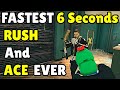 The * FASTEST * 6 Seconds Rush & Ace | When Pro Players Leave Default Cams On - Rainbow Six Siege