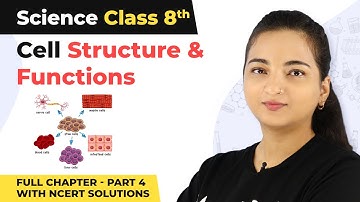 Cell Structure and Functions Full Chapter (Part 4 with NCERT Solutions) | Class 8 Science Chapter 8