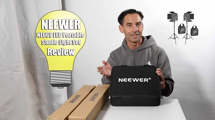 Neewer NL 660 Video Photography LED Studio Portable Light Set Review