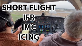 Cessna Citation 1SP, 40nm short and busy IFR flight in IMC and icing. by FlyWithNoam 3,312 views 1 year ago 39 minutes