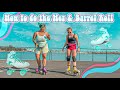 How to do the hez  how to barrel roll on skates  roller dance tutorial  moves for beginners