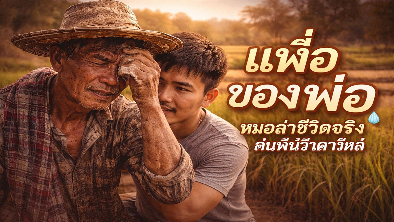เหงื่อของพ่อ 😢 | หมอลำชีวิตจริง ฟังแล้วน้ำตาไหล (Official Video)