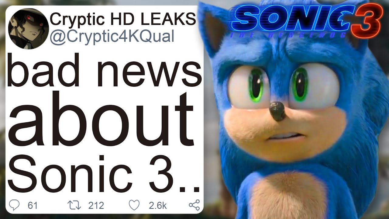 Sonic Carlos 🦔⚡️ on X: This is leaked of sonic movie 3 is call