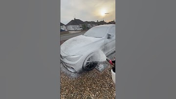 bmw m4 snow foaming#deepcleaning #valeting #cardetailing #snowfoam