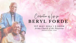 Celebrating the Life of Beryl Forde | May 1, 2024