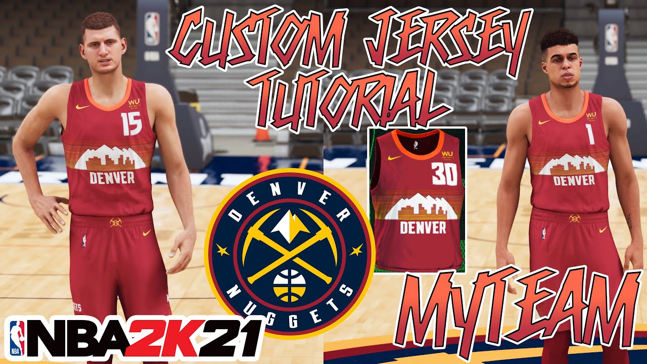 NBA 2K21 Denver Nuggets City Jersey 2021-2022 Concept by CHession11