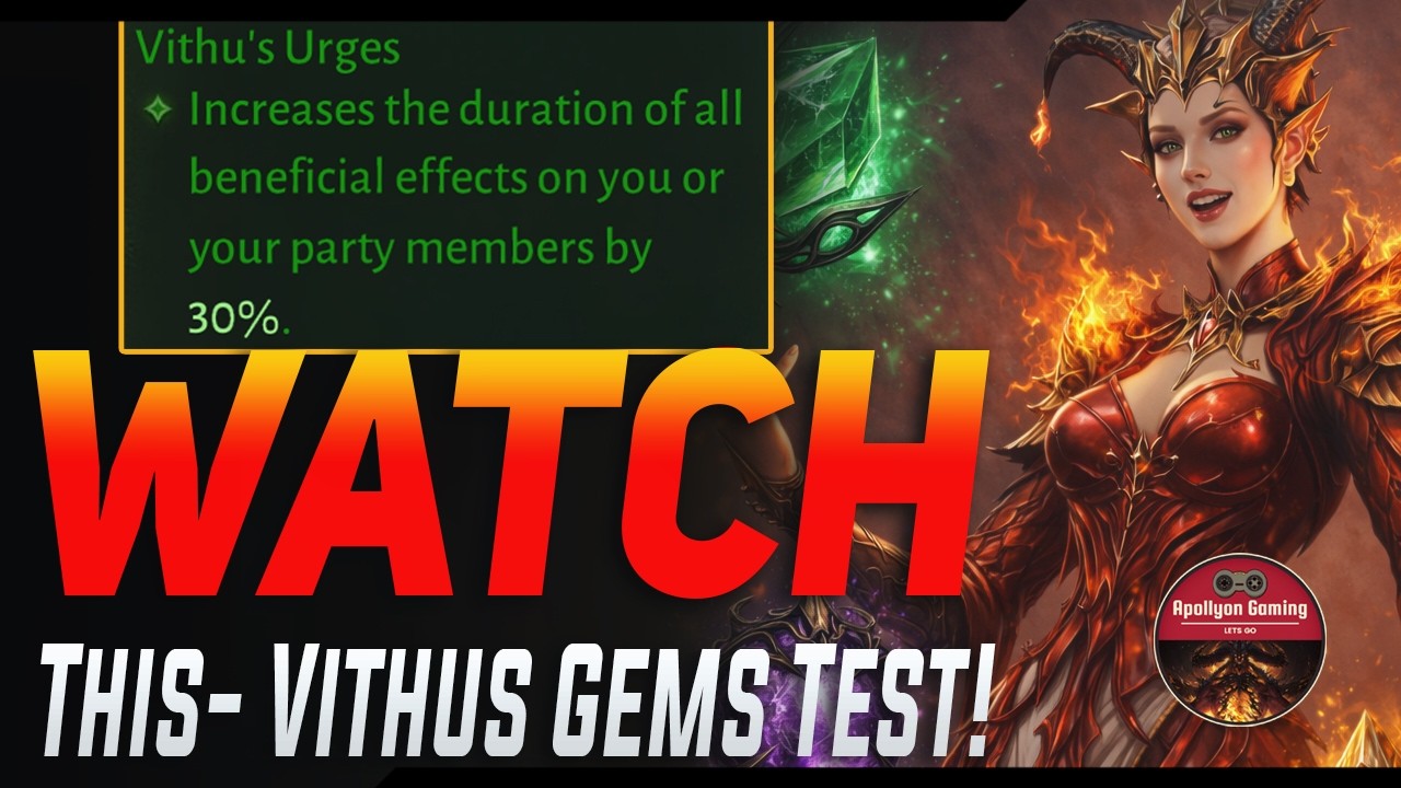 In-Depth Vithu’s Testing with Legendary Gems - What to Expect From the Nerf - Watch This!