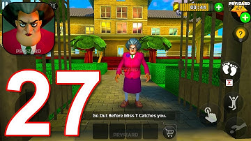 Scary Teacher 3D - Gameplay Walkthrough Part 27 - Chapter 1 Mobile VS PC Steam VS Poki Version