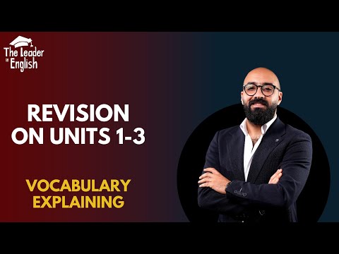 Explaining Vocab Revision On Units 1 2 3