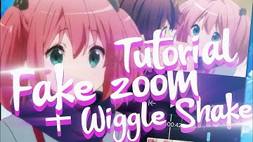 TUTORIAL AMV FAKE ZOOM + WIGGKE SHAKE TRANSITION LIKE ME || ALIGHT MOTION
