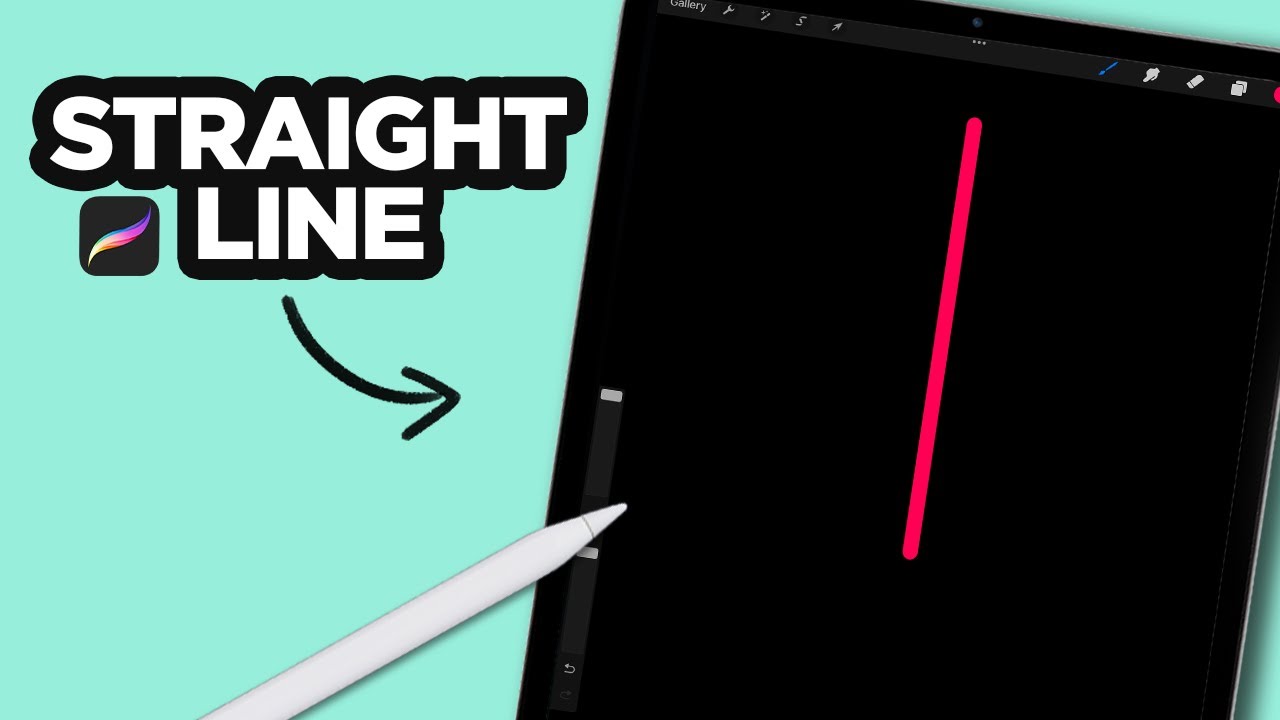 How do you make lines straight?