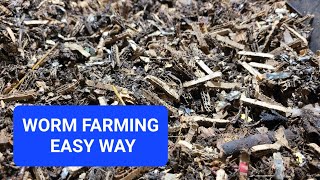 Worm Farming The Easy Way | Vermicomposting