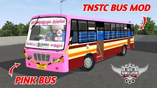 ??PINK TNSTC Bus Mod Release Bus Simulator Indonesia Tamil ??