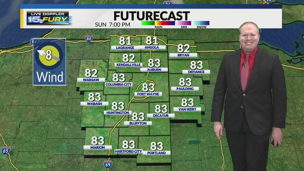 Toasty and dry end to the weekend - YouTube