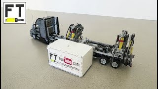 LEGO Technic Mack Anthem self-driving RC container MOD by functional Technic 31,235 views 5 years ago 2 minutes, 41 seconds