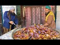 Afghani pulao recipe  original 150 kg afghani meat pulau prepared  pakistani street food recipe