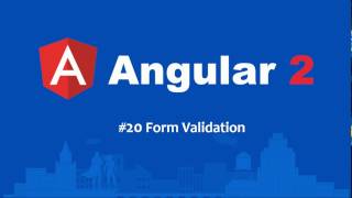 Angular CLI #20 Basic Form Validation