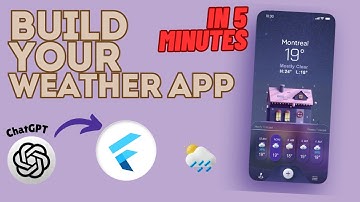 Build Your Weather Forecast APP in 5 minutes with Help of AI. #ai #chatgpt #app #weatherforecast