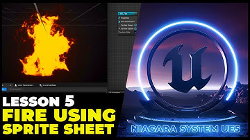 Unreal Engine 5: Ignite Fire with Sprite Sheets in Niagara System