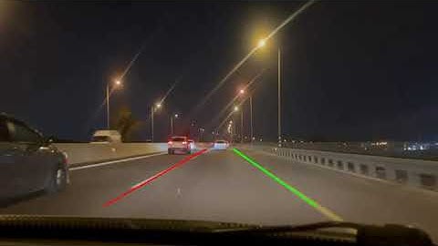 Image Processing Course - Lane Detection Project - Night
