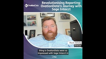 Reporting & Dimensions with Sage Intacct | Ovation Data Case Study