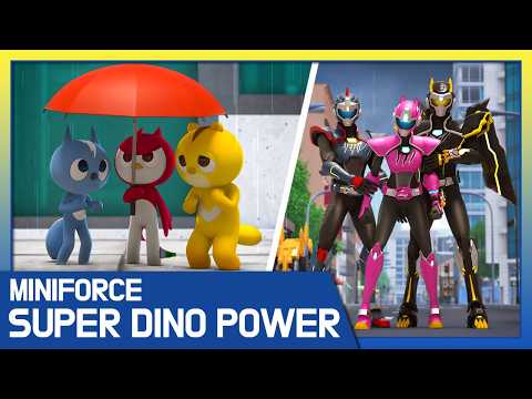 The Sad, Rainy Umbrella of Doom ☔️ 🦖 Best Episodes of Miniforce Dino Super Power: Dino Rangers