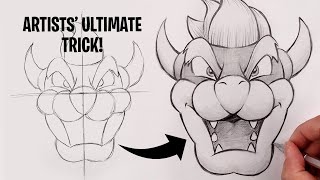 How To Draw Bowser | Super Mario | Sketch Tutorial