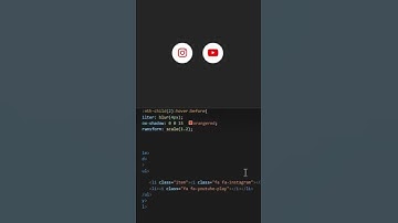 How to make social media glow icon effect html css