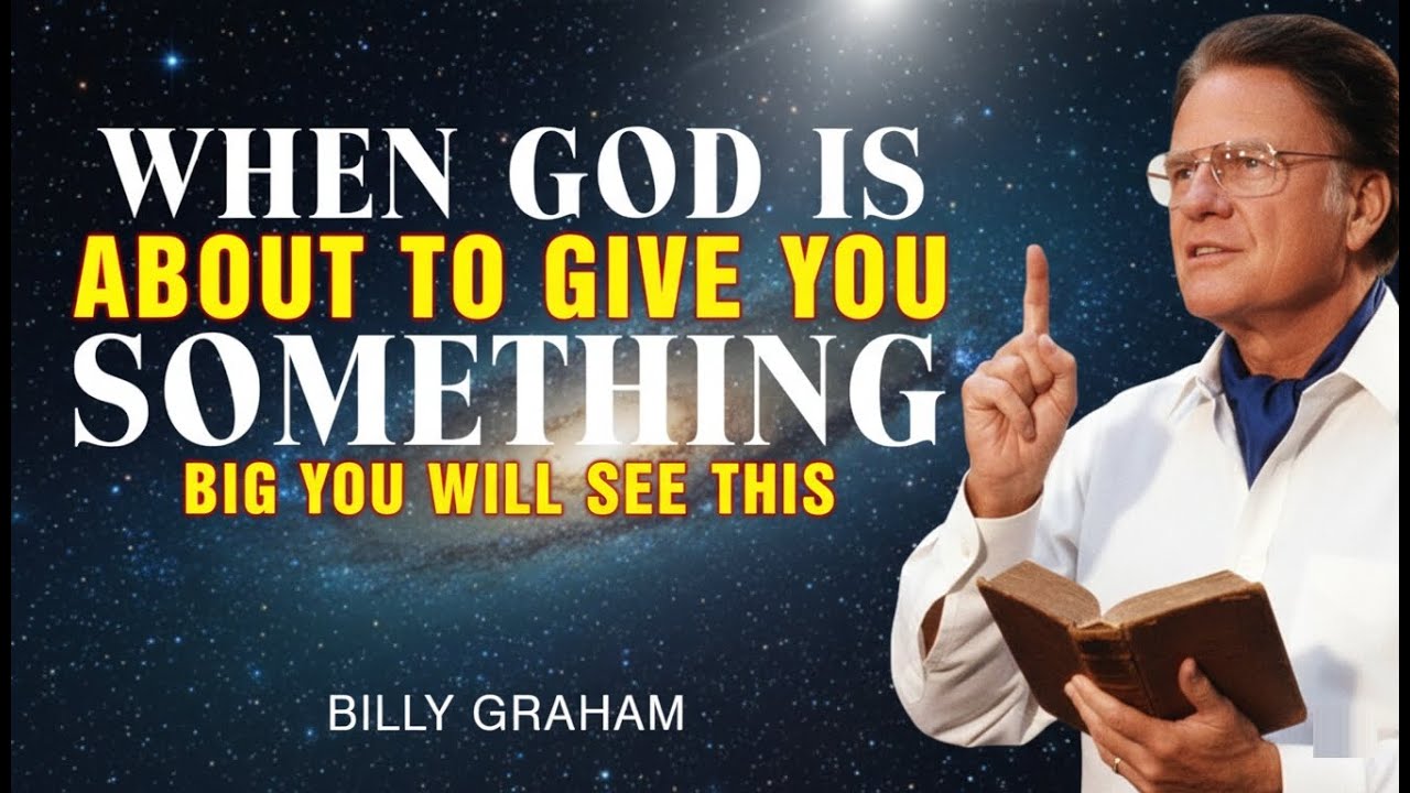 When God Is About To Give You Something Big You Will See This - Billy Graham