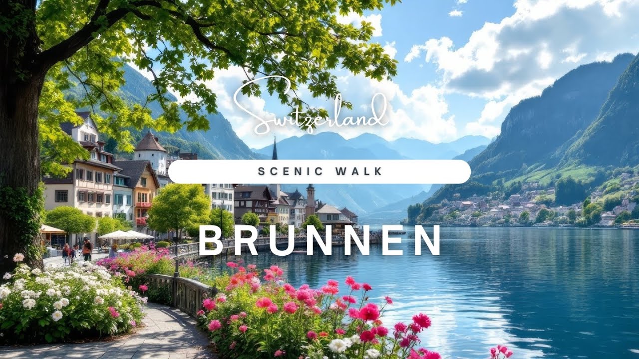 #15 SWITZERLAND I Join Us on a Breathtaking Scenic Walk Through Brunnen ...