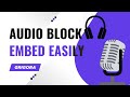 Add Audio to Your Website Using Grigora