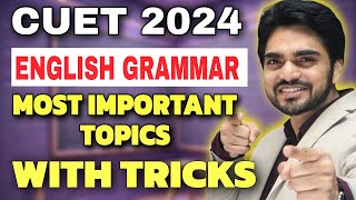2024 CUET Grammar | CUET English Preparation 2024 | English Syllabus/Question Papers/One Shot